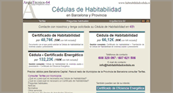 Desktop Screenshot of habitabilidadcedula.es